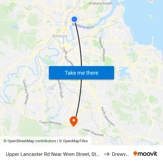 Upper Lancaster Rd Near Wren Street, Stop 25 to Drewvale map