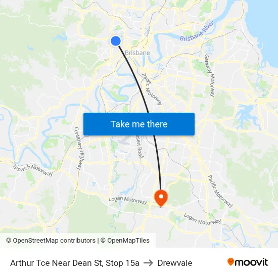 Arthur Tce Near Dean St, Stop 15a to Drewvale map