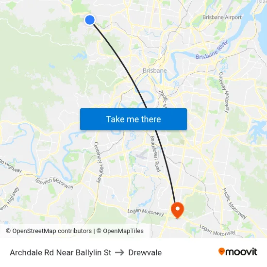 Archdale Rd Near Ballylin St to Drewvale map