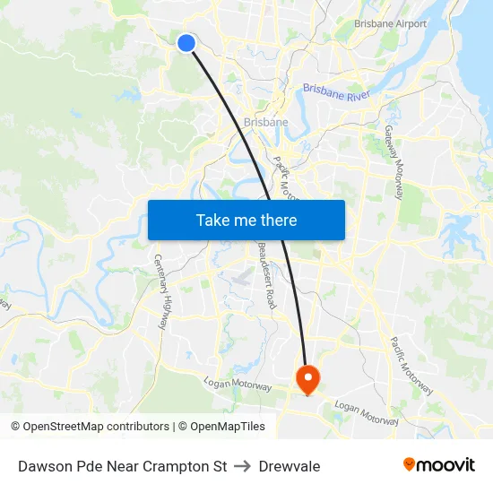Dawson Pde Near Crampton St to Drewvale map