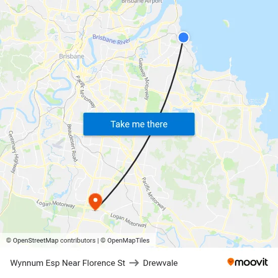 Wynnum Esp Near Florence St to Drewvale map