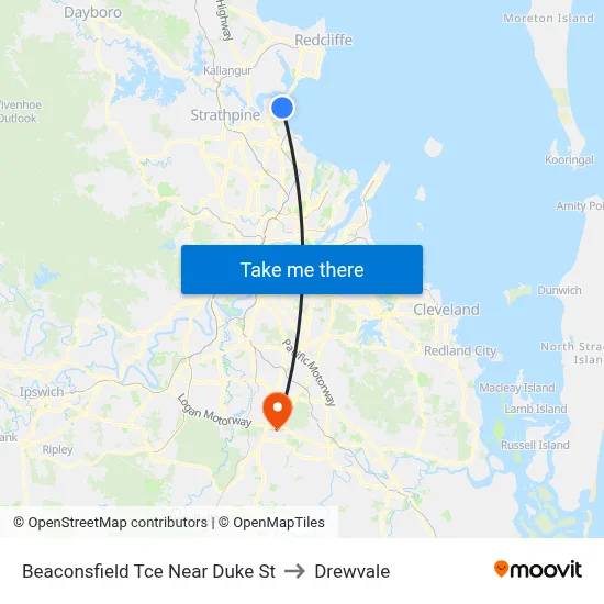 Beaconsfield Tce Near Duke St to Drewvale map