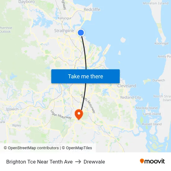 Brighton Tce Near Tenth Ave to Drewvale map