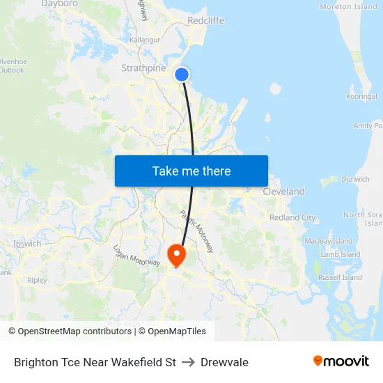 Brighton Tce Near Wakefield St to Drewvale map