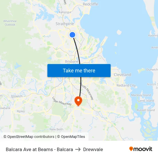 Balcara Ave at Beams - Balcara to Drewvale map