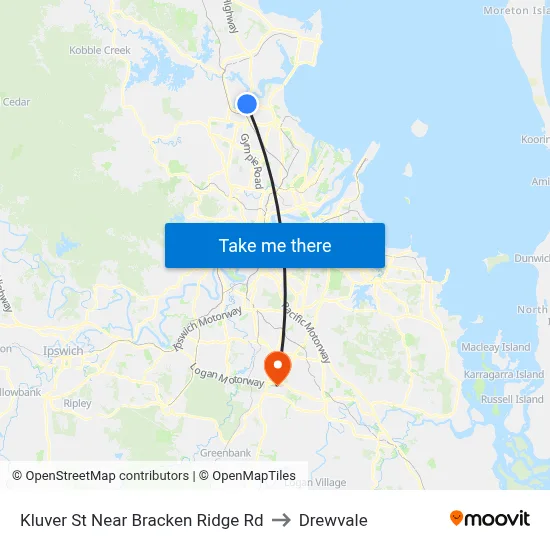 Kluver St Near Bracken Ridge Rd to Drewvale map