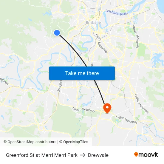 Greenford St at Merri Merri Park to Drewvale map