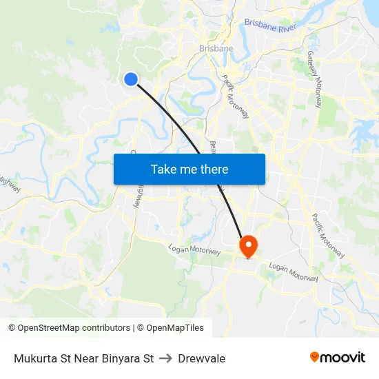 Mukurta St Near Binyara St to Drewvale map