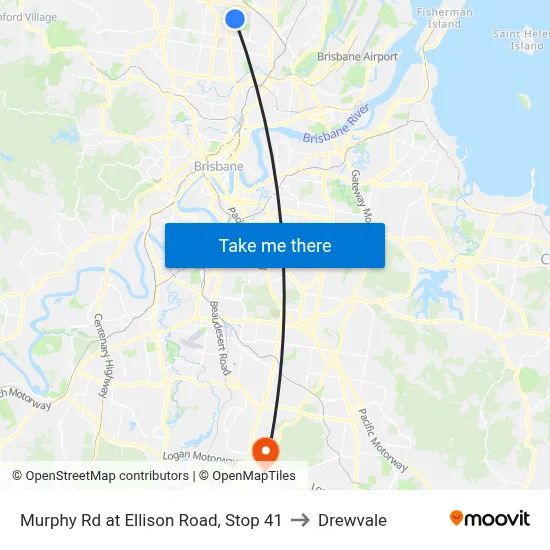 Murphy Rd at Ellison Road, Stop 41 to Drewvale map