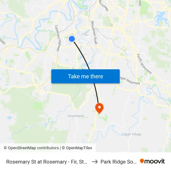 Rosemary St at Rosemary - Fir, Stop 73 to Park Ridge South map