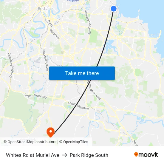 Whites Rd at Muriel Ave to Park Ridge South map