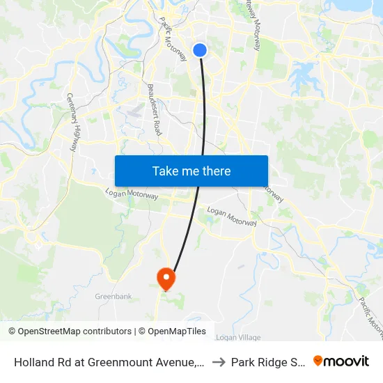 Holland Rd at Greenmount Avenue, Stop 45 to Park Ridge South map