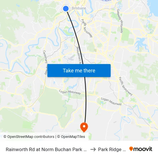 Rainworth Rd at Norm Buchan Park East, Stop 12 to Park Ridge South map