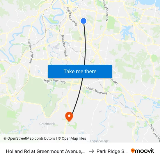 Holland Rd at Greenmount Avenue, Stop 45 to Park Ridge South map