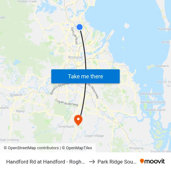 Handford Rd at Handford - Roghan to Park Ridge South map