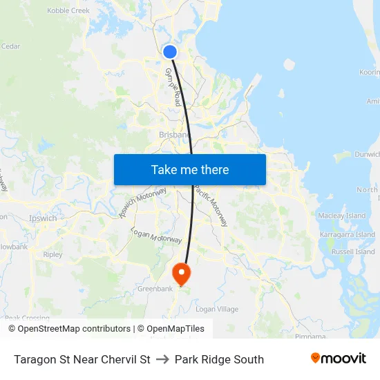 Taragon St Near Chervil St to Park Ridge South map