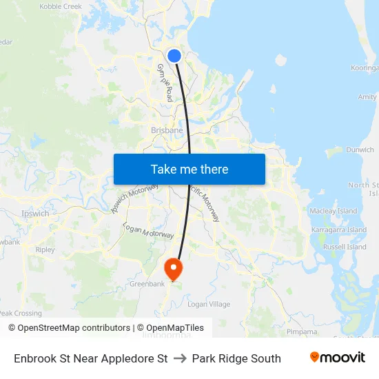 Enbrook St Near Appledore St to Park Ridge South map