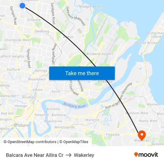 Balcara Ave Near Allira Cr to Wakerley map