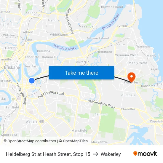 Heidelberg St at Heath Street, Stop 15 to Wakerley map