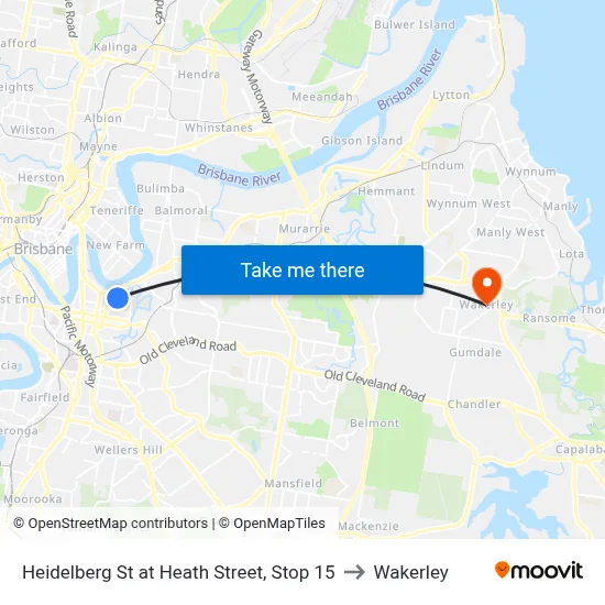Heidelberg St at Heath Street, Stop 15 to Wakerley map