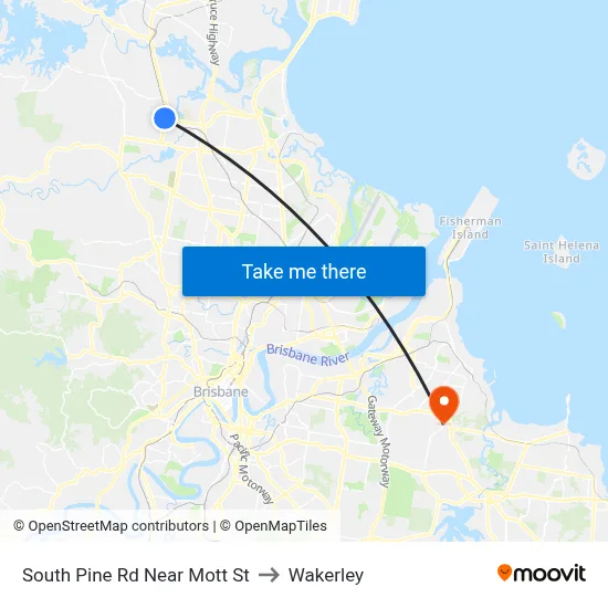 South Pine Rd Near Mott St to Wakerley map