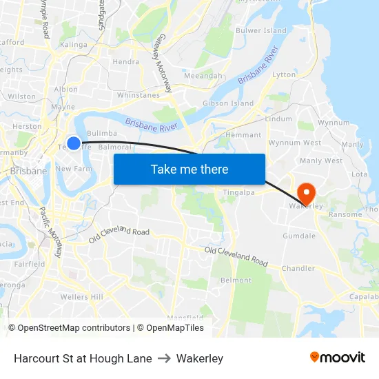 Harcourt St at Hough Lane to Wakerley map