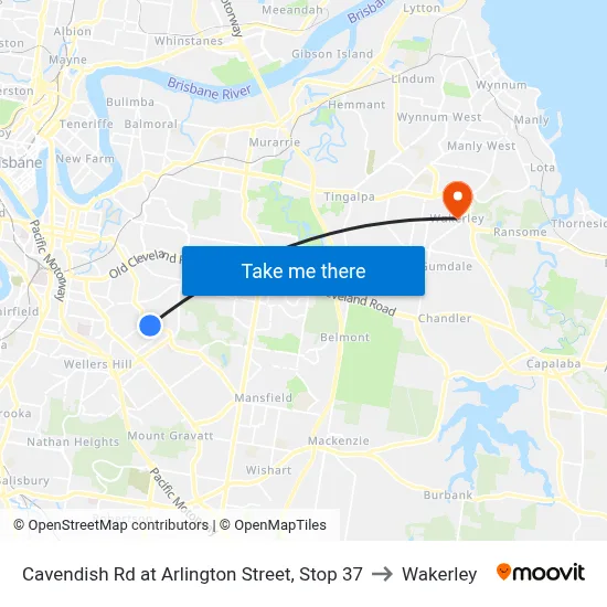 Cavendish Rd at Arlington Street, Stop 37 to Wakerley map
