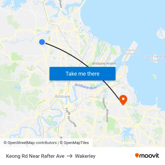 Keong Rd Near Rafter Ave to Wakerley map
