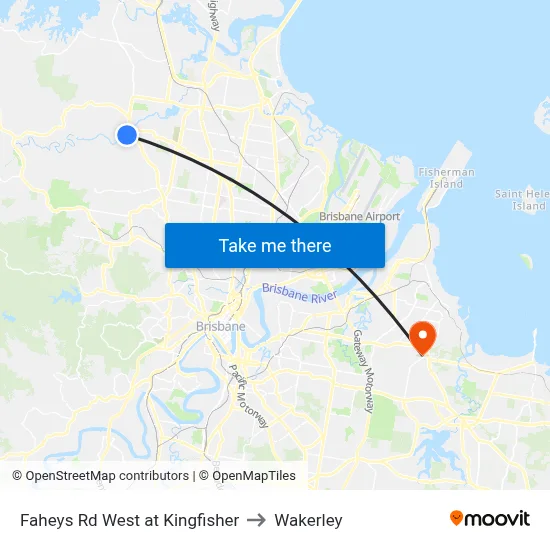 Faheys Rd West at Kingfisher to Wakerley map