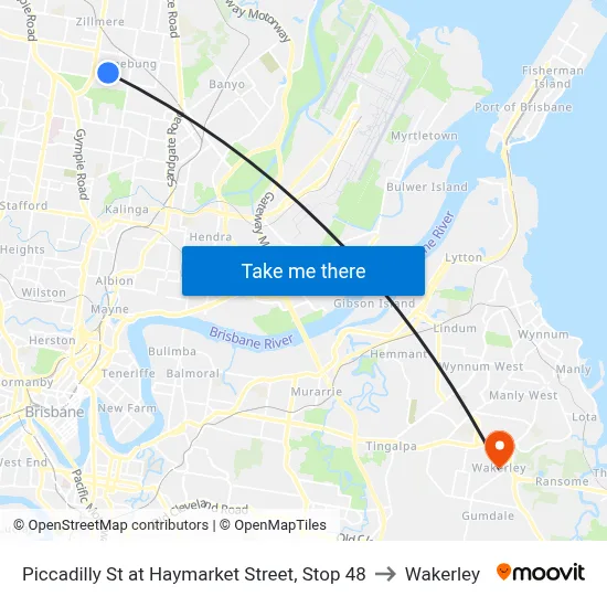Piccadilly St at Haymarket Street, Stop 48 to Wakerley map
