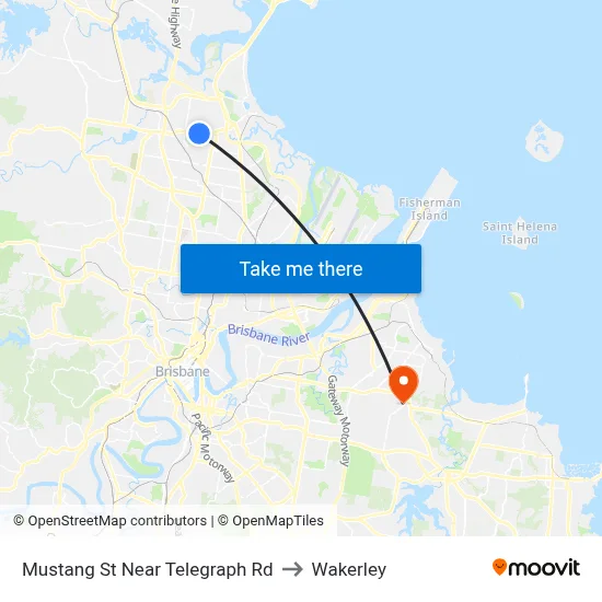 Mustang St Near Telegraph Rd to Wakerley map