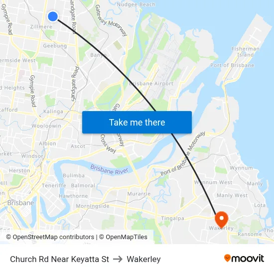 Church Rd Near Keyatta St to Wakerley map
