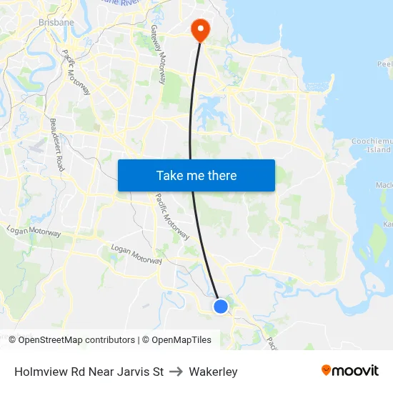 Holmview Rd Near Jarvis St to Wakerley map