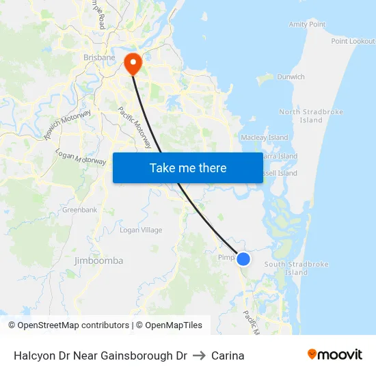 Halcyon Dr Near Gainsborough Dr to Carina map