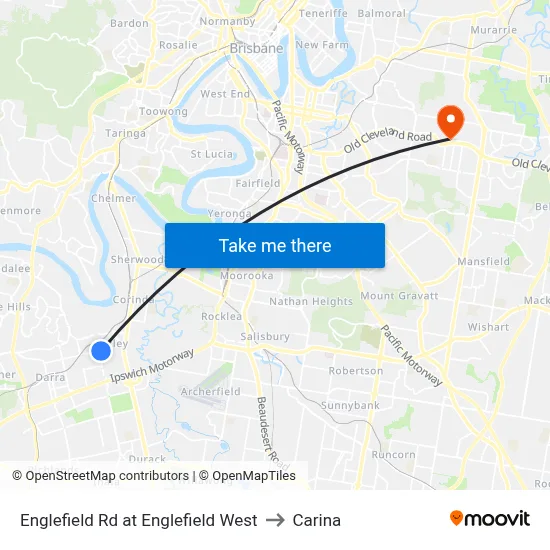 Englefield Rd at Englefield West to Carina map