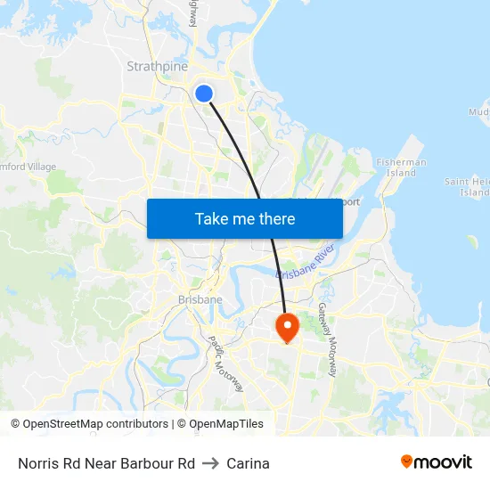 Norris Rd Near Barbour Rd to Carina map