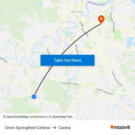 Orion Springfield Central to Carina map