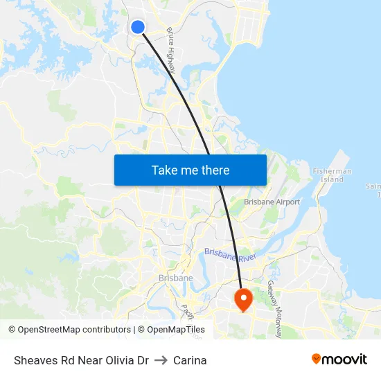 Sheaves Rd Near Olivia Dr to Carina map