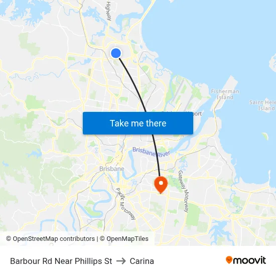 Barbour Rd Near Phillips St to Carina map