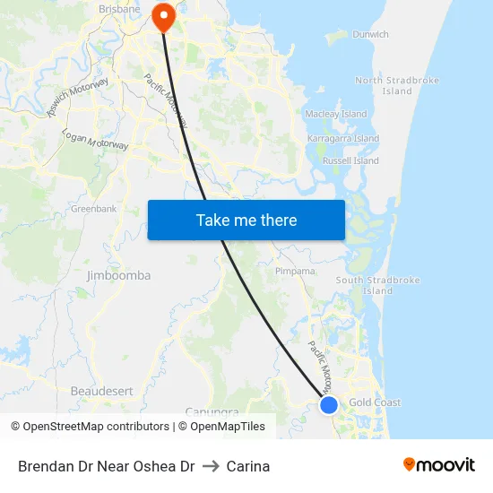 Brendan Dr Near Oshea Dr to Carina map