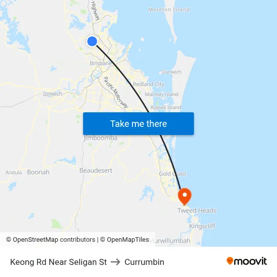 Keong Rd Near Seligan St to Currumbin map