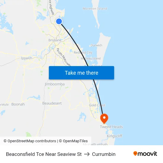 Beaconsfield Tce Near Seaview St to Currumbin map