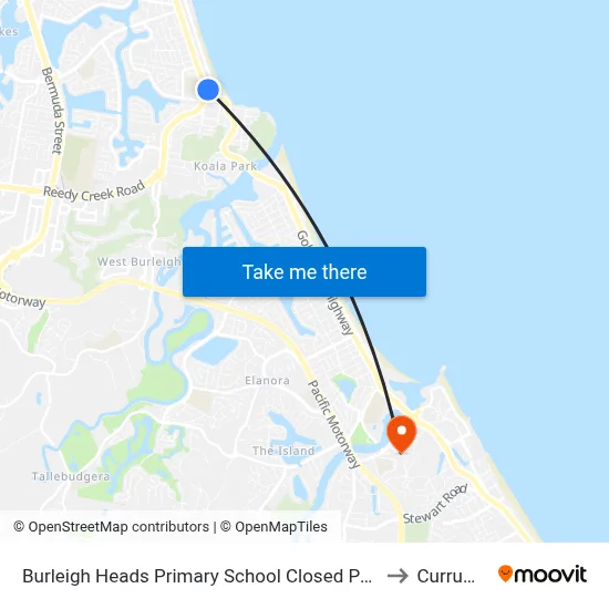 Burleigh Heads Primary School Closed Permanently to Currumbin map