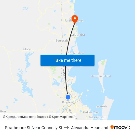 Strathmore St Near Connolly St to Alexandra Headland map
