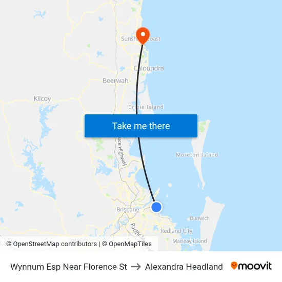 Wynnum Esp Near Florence St to Alexandra Headland map