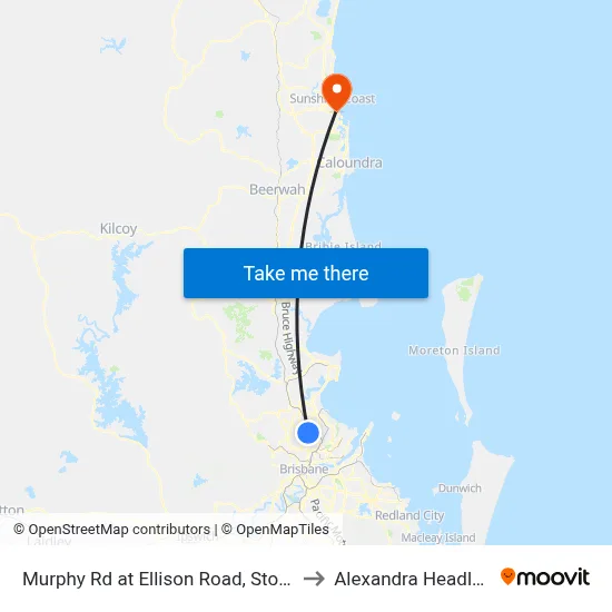 Murphy Rd at Ellison Road, Stop 41 to Alexandra Headland map