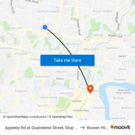 Appleby Rd at Quandeine Street, Stop 34 to Bowen Hills map