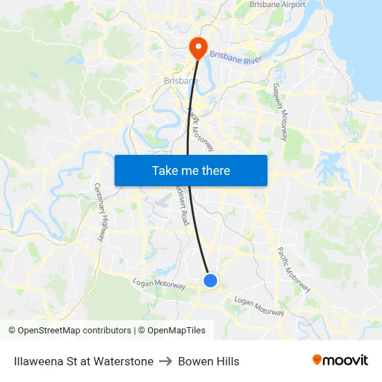 Illaweena St at Waterstone to Bowen Hills map