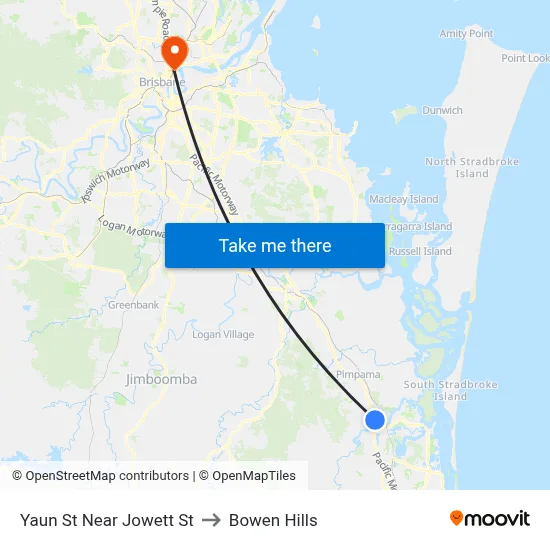 Yaun St Near Jowett St to Bowen Hills map