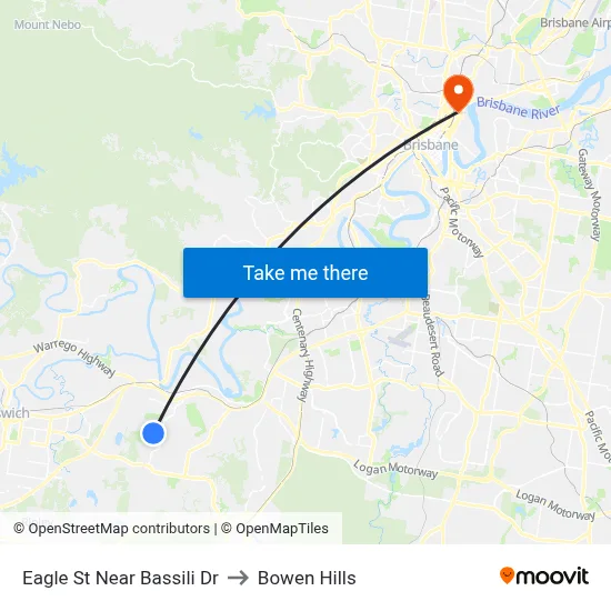 Eagle St Near Bassili Dr to Bowen Hills map